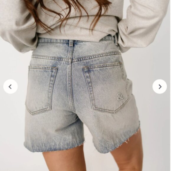 AMPERSAND AVE Pants - Ampersand & AVE - 410 Denim Shorts - Light Wash - 16w - NWT